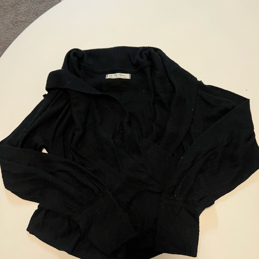 We The Free Dark Knit Sweater